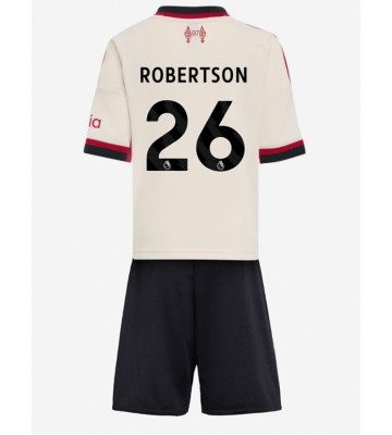 Liverpool Andrew Robertson #26 Udebanetrøje Børn 2025-26 Kortærmet (+ Korte bukser)
